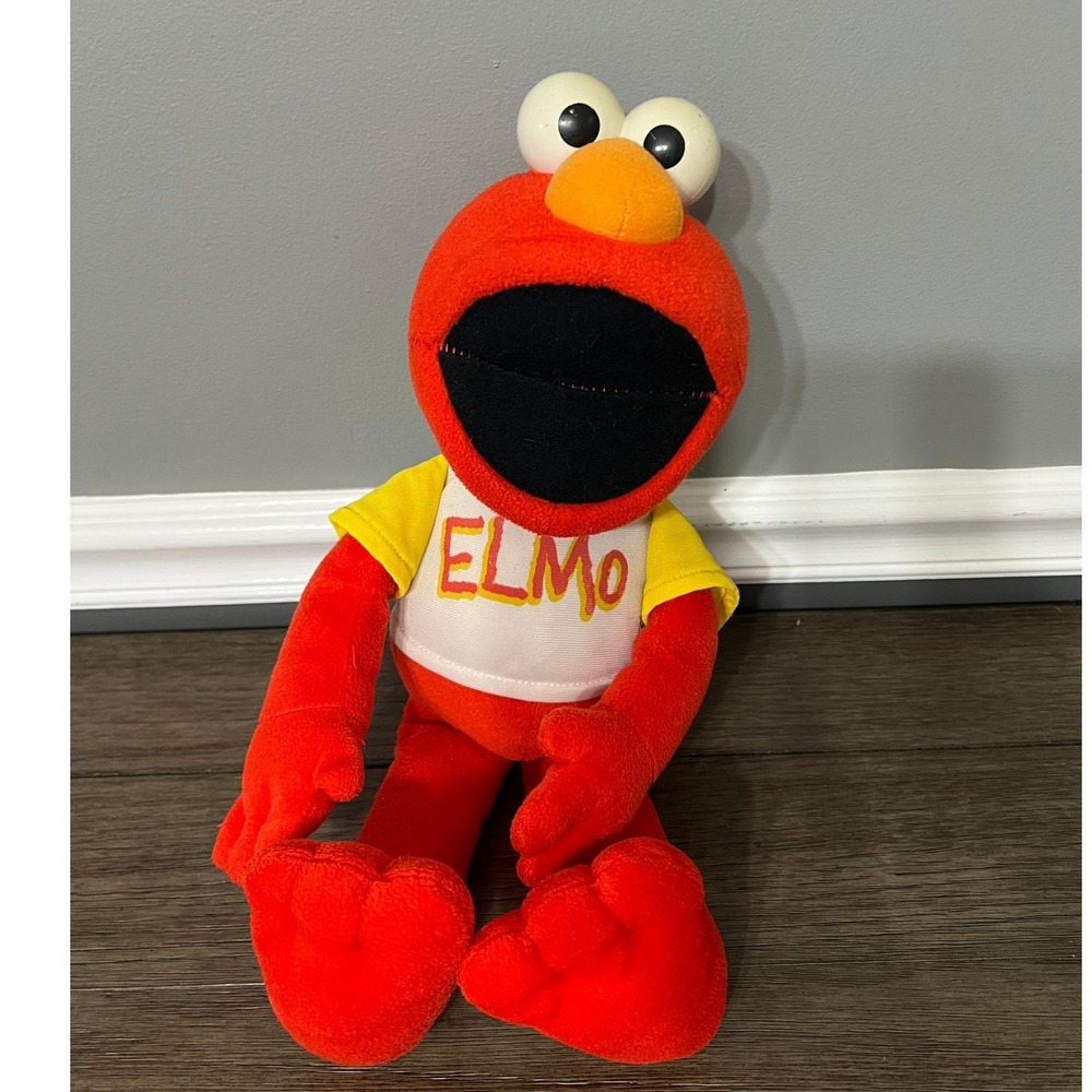 Sesame Street Elmo Plush 18" Fisher-Price 2005‎  Stuffed Animal Toy